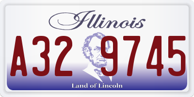 IL license plate A329745