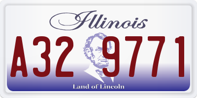 IL license plate A329771