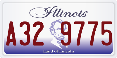 IL license plate A329775