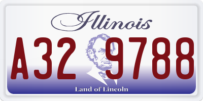 IL license plate A329788