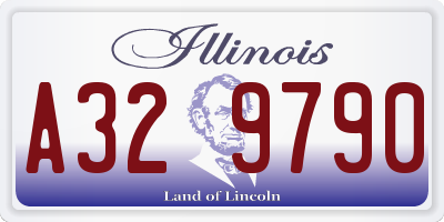 IL license plate A329790