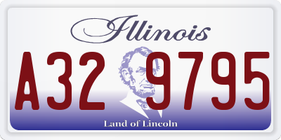 IL license plate A329795