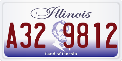 IL license plate A329812