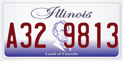 IL license plate A329813