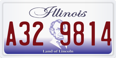 IL license plate A329814