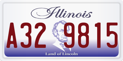 IL license plate A329815
