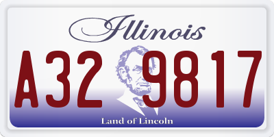 IL license plate A329817