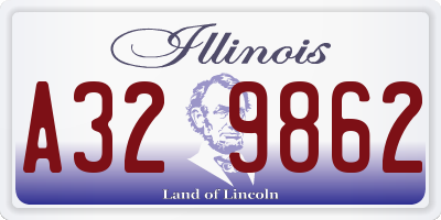 IL license plate A329862