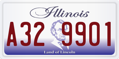 IL license plate A329901