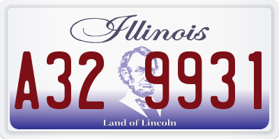 IL license plate A329931