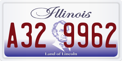 IL license plate A329962