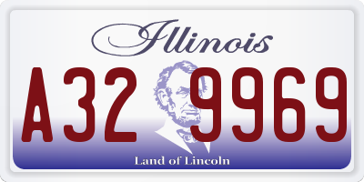 IL license plate A329969