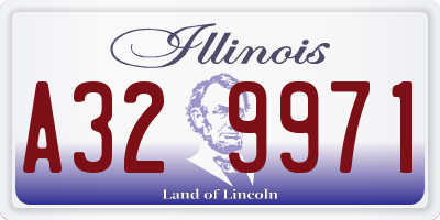 IL license plate A329971