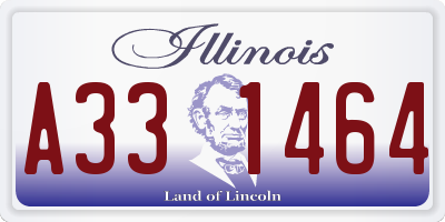 IL license plate A331464