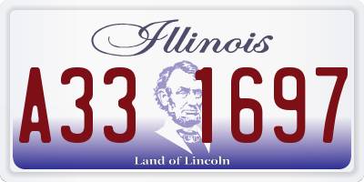 IL license plate A331697
