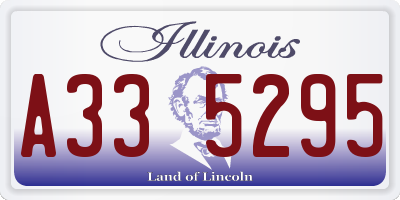 IL license plate A335295