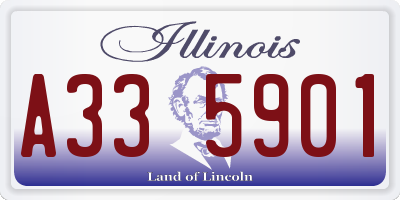 IL license plate A335901