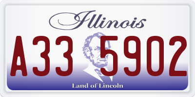 IL license plate A335902