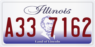 IL license plate A337162
