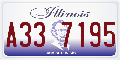 IL license plate A337195