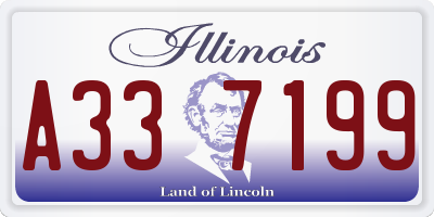 IL license plate A337199