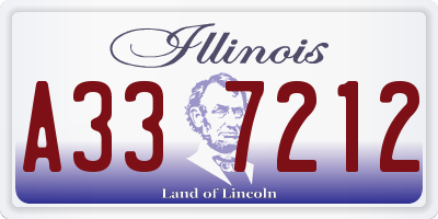 IL license plate A337212