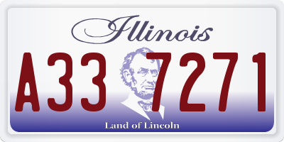 IL license plate A337271