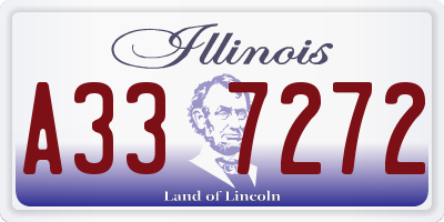 IL license plate A337272