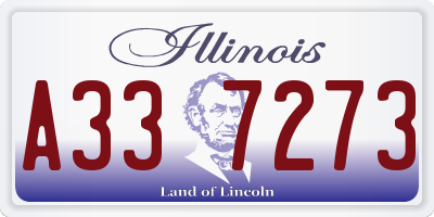 IL license plate A337273