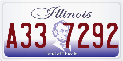 IL license plate A337292