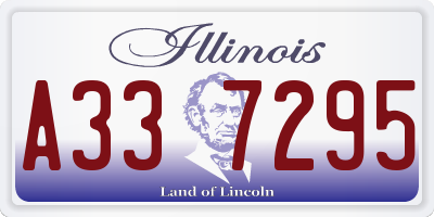 IL license plate A337295