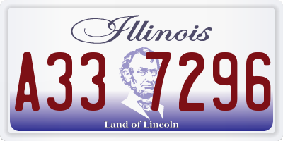IL license plate A337296