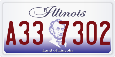 IL license plate A337302