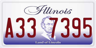 IL license plate A337395