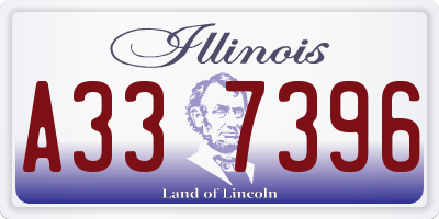 IL license plate A337396
