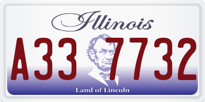 IL license plate A337732
