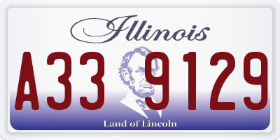 IL license plate A339129