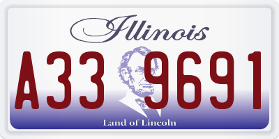 IL license plate A339691