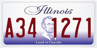 IL license plate A341271