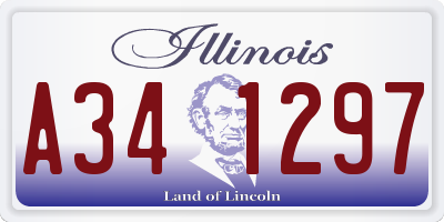 IL license plate A341297