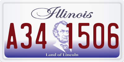 IL license plate A341506