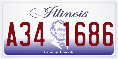 IL license plate A341686