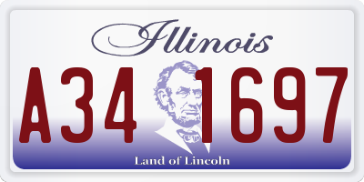 IL license plate A341697