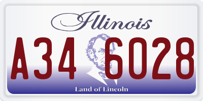 IL license plate A346028
