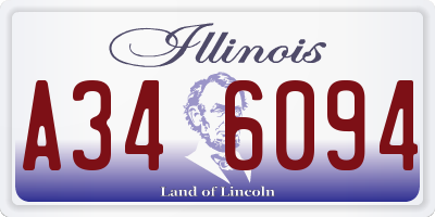 IL license plate A346094