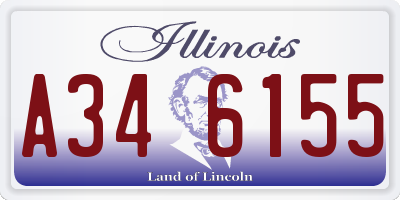 IL license plate A346155
