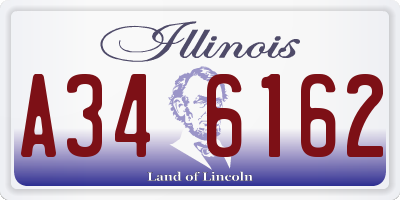 IL license plate A346162