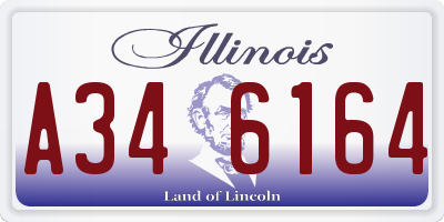 IL license plate A346164
