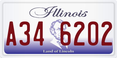 IL license plate A346202
