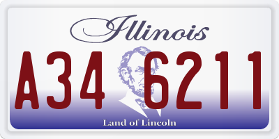 IL license plate A346211